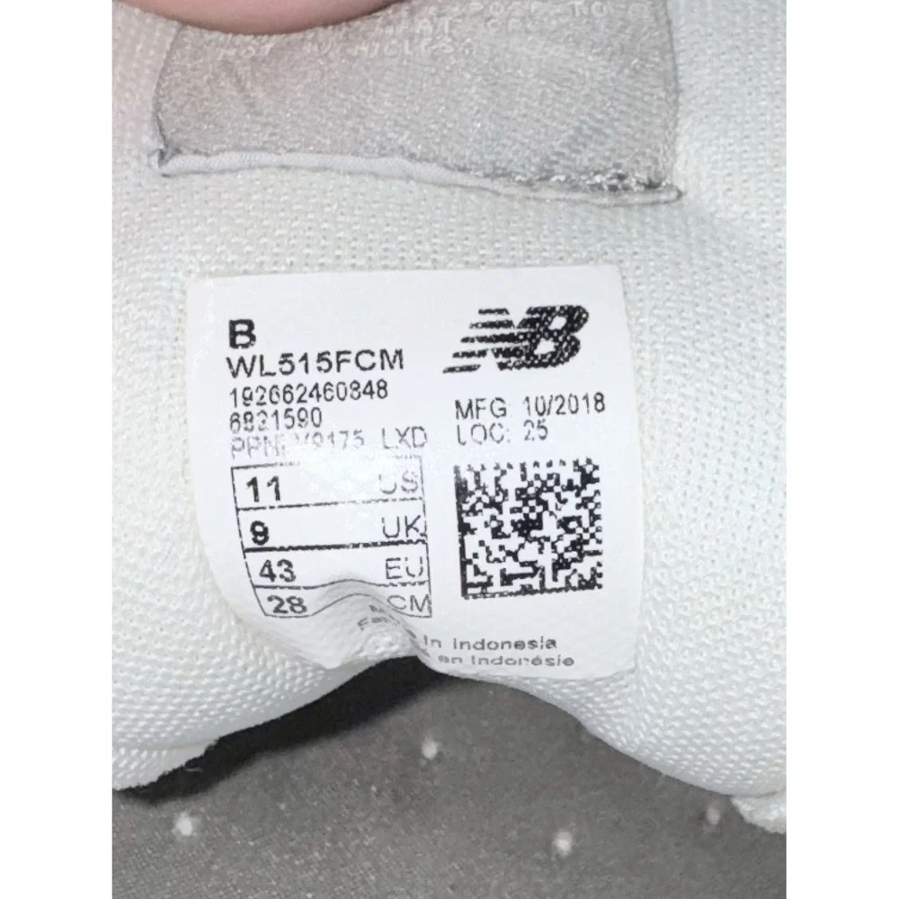 New Balance Women's Size 11 515 WL515FCM Light Purple Gold Casual Shoes Sneakers